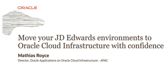 Moving JD Edwards to OCI with confidence