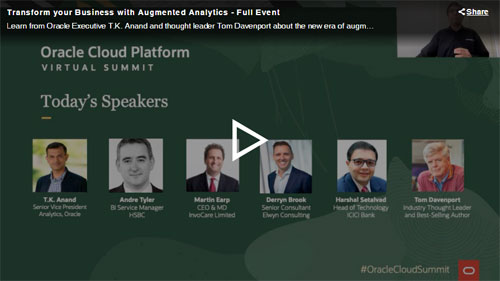 Transform your Business with Augmented Analytics - Full Event